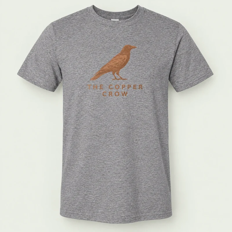 Copper Crow branded Softstyle T-shirt mockup